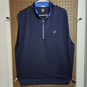 FootJoy FJ 1/4 Zip Pullover GolfVest Sleeveless Blue